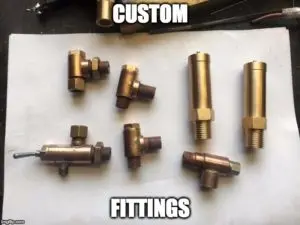 Custom Fittings made by Ben Pavier Locomotive Works