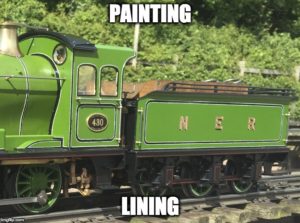 Painting and Lining Services by Ben Pavier Locomotive Works